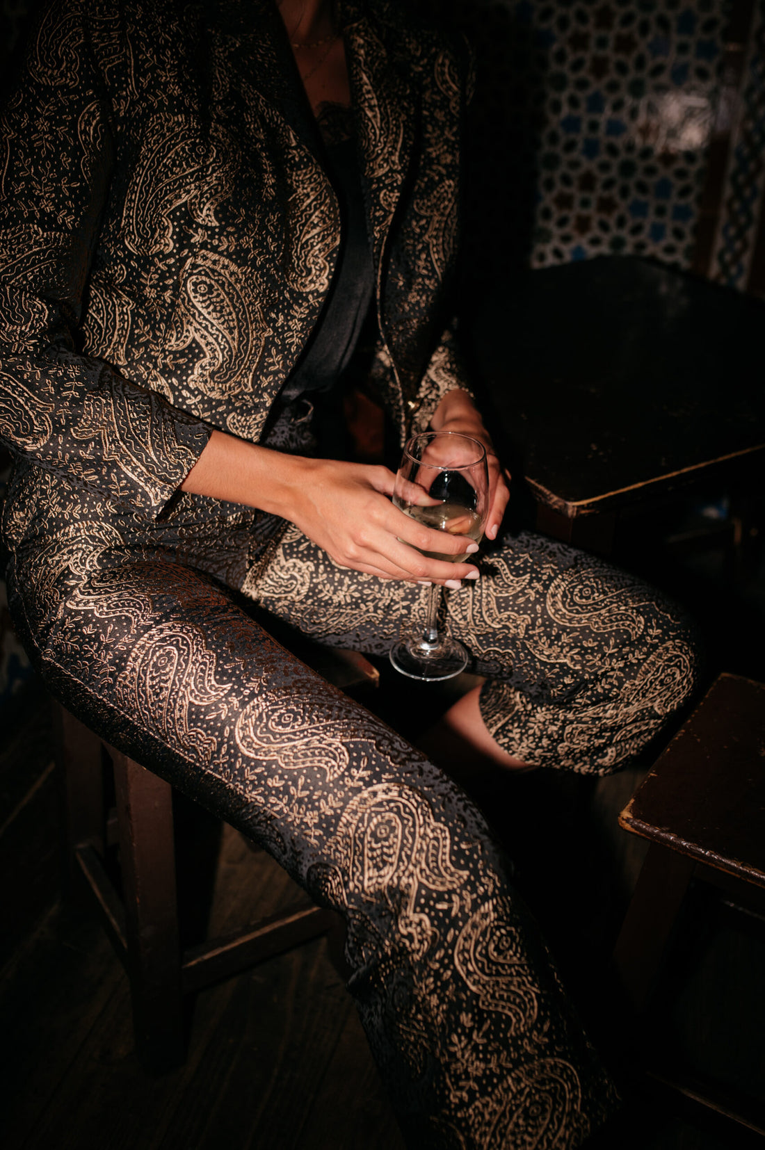 Jacquard pants